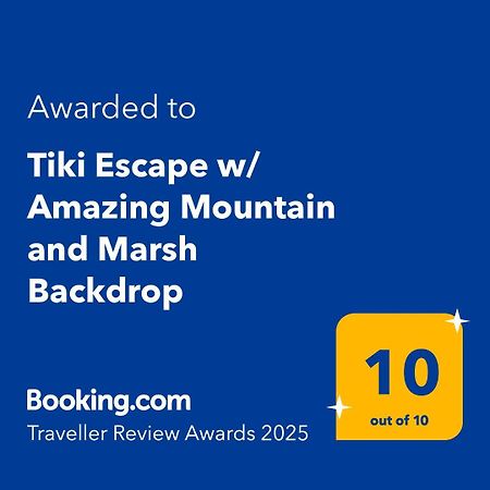 ロックアウェイ・ビーチ Tiki Escape W/ Amazing Mountain And Marsh Backdropヴィラ エクステリア 写真