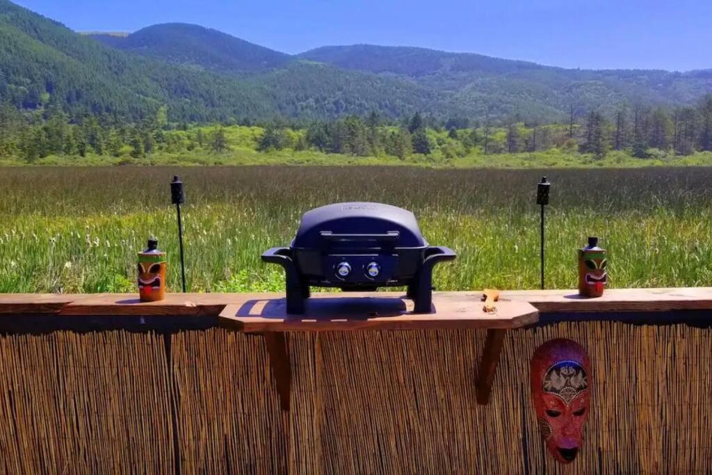 ロックアウェイ・ビーチ Tiki Escape W/ Amazing Mountain And Marsh Backdropヴィラ エクステリア 写真